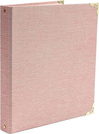 Amazon.com : Pink Binder, Linen 3 Ring Binder, File Folder with Gold Hardware (1.5 in) : Office Products Folders Aesthetic, Aesthetic Binder, Pink Binder, Aesthetic Folder, Professor Aesthetic, School Organisation, Paper Folder, Aesthetic Desk, Life Choices Quotes