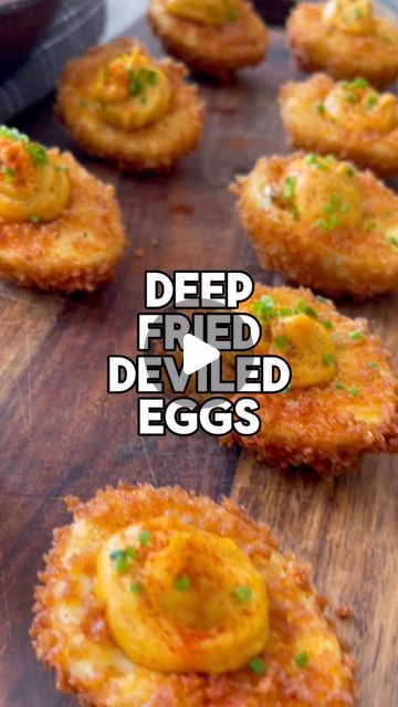 Vince Vasquez | One of my most popular recipes just in time for Easter! Incredible deep fried deviled eggs!  Ingredients  8 hard-boiled eggs, halved and ... | Instagram Ruth Chris Sweet Potato Casserole Recipe, Curried Egg Salad Recipe, Deep Fried Deviled Eggs, Deep Fried Egg, Fried Deviled Eggs, Boiled Egg Recipes, Devilled Eggs Recipe Best, Deviled Eggs Recipe Classic, Deviled Eggs Easy