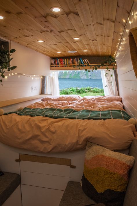 Van Living Conversion, Camper Van Build, Van Life Travel, Self Build Campervan, Van Life Blog, Campervan Bed, Diy Van Conversions, Camper Bus, Van Bed