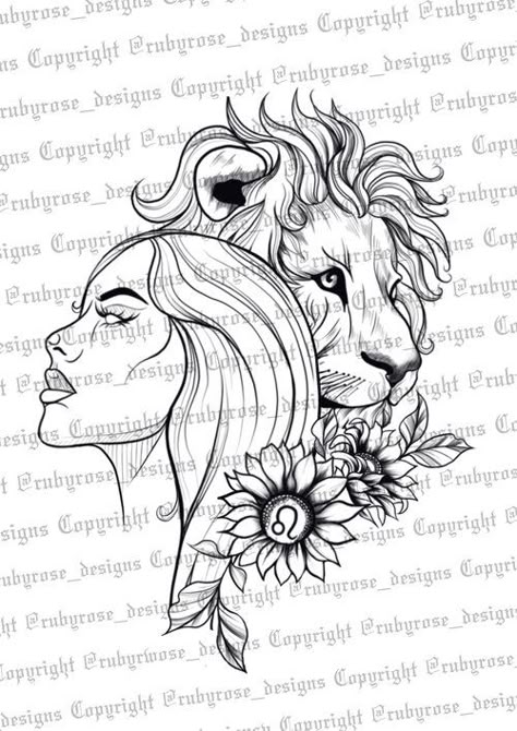 Tattoo Designs — Ruby Rose Designs Ruby Rose Designs, Wörter Tattoos, Leo Zodiac Tattoos, Leo Tattoo Designs, Virgo Tattoo, Leo Tattoos, Lion Tattoo Design, Goddess Tattoo, Skeleton Hand Tattoo