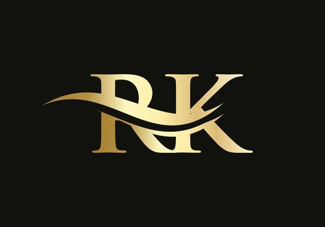 Rk Tattoo Design, Rk Logo Design Letter, Rk Logo Design, Rk Logo, Logo Design For Business, K Logos, Company Identity, Entertainment Logo, Emoji Photo