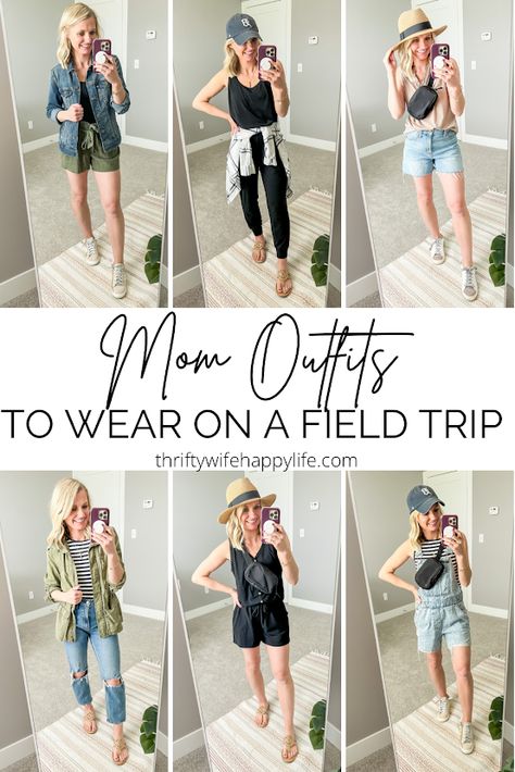 Mom outfit ideas Mom Field Trip Outfit Spring, Zoo Outfit Spring, Sporty Mom Outfits, Sports Mom Outfit, Mom Friendly Outfits, Hot Mom Outfits, Sahm Outfits, Zoo Outfit, Mom Outfits Spring