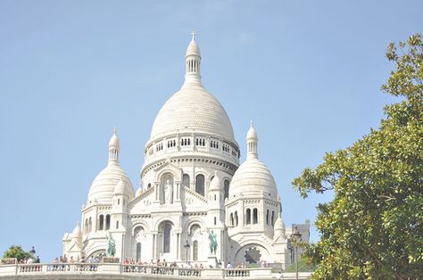 la Basilique du Sacré Coeur Montmartre Paris, Taj Mahal, Paris, Building, Travel