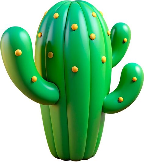 Green Cactus, On The Top, Unique Decor, The Top, Cactus, Dots, Collage, Yellow, Green