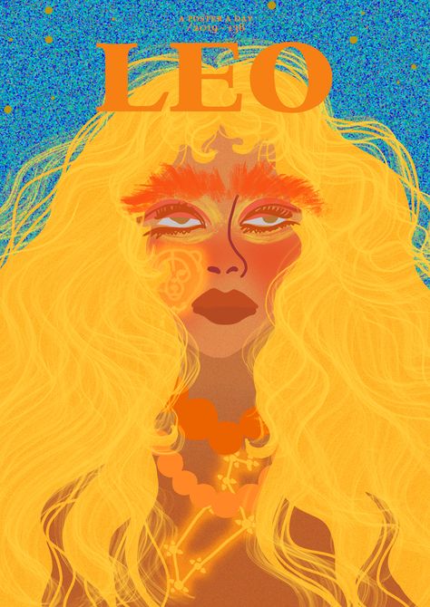 Contrast Poster, Leo Poster, Art Of The Day, Zodiac Art, Trippy Art, Color Contrast, Art Photo, Visual Art, Graphic Art