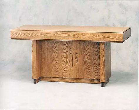 Church Table | Church Altar Table | New Holland Church Furniture Church Guest Table, Church Alters Design, Altar Table Design, Tables For Altars, Pulpit Design Church Stage, Painted Altar Table, Speaker Table, Church Table, Communion Table