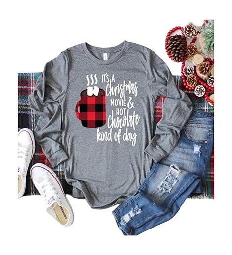 Xmas Coffee, Christmas Movie Shirts, Baseball Tees For Women, Fall Shirts Women, Baseball Tee Shirts, Christmas Clothing, Womens Christmas Shirts, Christmas Movie, Movie Shirts