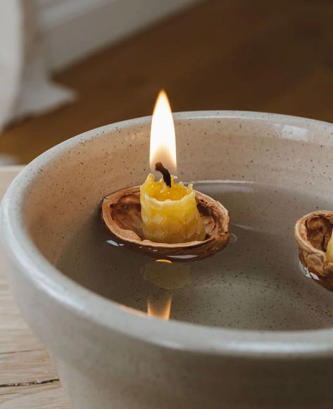 New In 🌙🍂🐝 Beeswax Candles Making Kit | Floating Walnuts Make your own beautiful floating walnut shell boat candles. This set includes all the basic materials you need to make 8 lovely little walnut candles. 🌻🍂 Walnut Candles, Candle Kit, Candles Making, Candle Kits, Pressed Flower Crafts, Magnetic Toys, Shell Candles, Open Ended Toys, Candle Making Kit