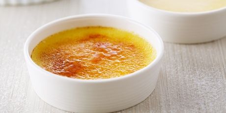 Classic Vanilla Bean Creme Brulee Recipe Baked Custard Recipe, Anna Olsen, Ramekin Recipe, Thyroid Recipes, Irish Desserts, Anna Olson, Baked Custard, Creme Brulee Recipe, Tv Chefs