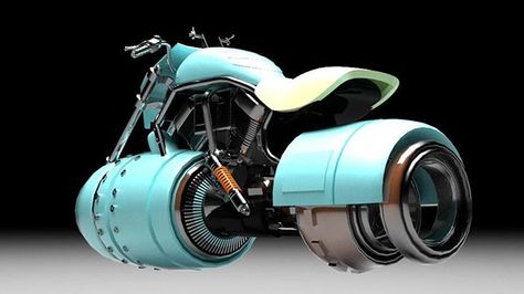 Bullet Bike #design #HarleyDavidson #hoverbike #3DModel #render Sci Fi Boots, Jet Engine Parts, Hover Bike, Hover Car, Steampunk Vehicle, Ship Craft, Flying Vehicles, Concept Motorcycles, Hot Bikes