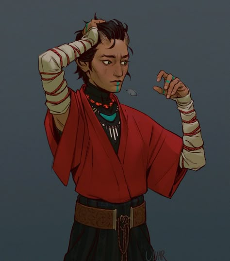 Modern D&d Characters, D&d Poses, Original Characters Design, Bard Poses Reference, Dnd Desert Character, Dnd Rogue Character Design, Desert Character Design, Dnd Npc, Dnd Oc