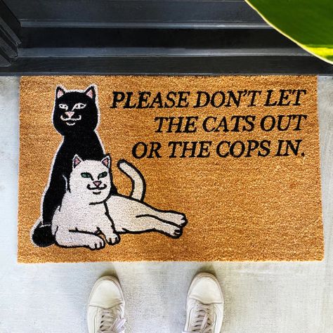 RUGS - RIPNDIP Lord Nermal, Rip N Dip, In Door, Humble Abode, Set You Free, Cool Rugs, Don't Let, Door Mat, Smartphone