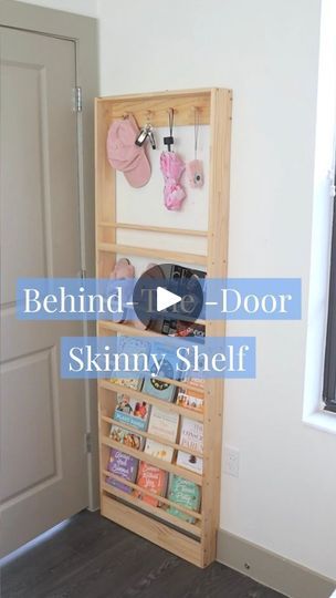 164K views · 5.3K reactions | Tight on space? 🚪 Comment SLIM to see more info on this behind-the-door shelf or find it under ✨️Home Finds✨️ on my website.  .  .  #storage #storagesolutions #organization #organize #storagehacks #shelfdecor #amazonfinds #amazonmusthaves #amazonusa #usa #usa🇺🇸 #amazon #shelf | Mik Zenon | mik.zenon · Original audio Behind Door Storage, Declutter Home, Home Finds, Entryway Storage, Door Shelves, Laundry Room Storage, Wood Crafts Diy, Diy House Projects, Toy Rooms