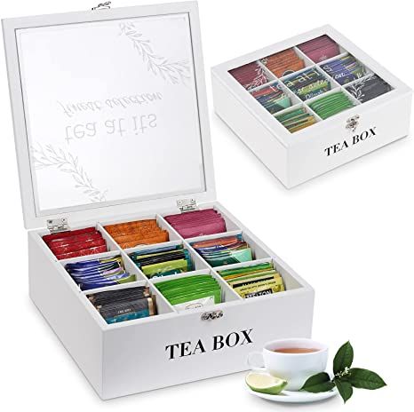 Dilmah Tea, Tea Organization, Wooden Tea Box, Tea Bag Organizer, Tea Chest, Tea Holder, Tea Storage, Tea Bar, Tea Bag Holder