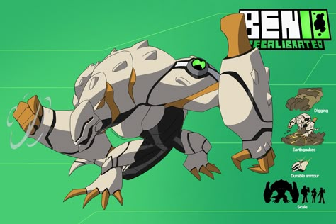 CreatureFeature GonnaGeetcher on Twitter: "Armodrillo! Changed his armour to make it look a bit more organic, the colour is to look like bone. #artist #artistsontwitter #fanart #ben10fanart https://t.co/zvY5rcP41i" / Twitter Ben 10 Ultimate Alien, Ben 10 Comics, Alien Design, Animal Magic, Alien Creatures, Concept Art Drawing, Superhero Design, Creature Concept Art, Arte Fantasy