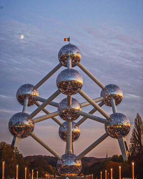 Atomium Brussels, Brussels, Belgium, Vision Board, Collage, Travel, Pins, Quick Saves