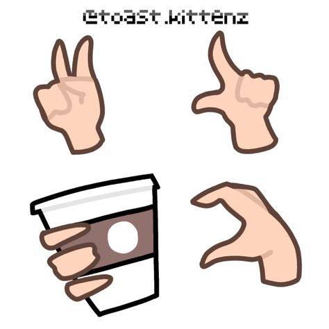 ●Credit toast.kittenz if u use it!🌸 ●Please do not steal, trace or repost withouth my permission!🌸 Gacha Hand Base, Gacha Hands, Chibi Hands, Gacha Props, Hand Gestures, Props Art, Hand Drawing Reference, Small Drawings, Drawing Anime Clothes