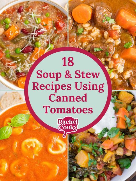 Canned Stewed Tomato Recipes, Stewed Tomato Recipes, Canning Stewed Tomatoes, Canned Stewed Tomatoes, Beef Stew With Beer, Veggie Soups, Canned Tomato Soup, Canned Tomatoes, Pot Beef Stew