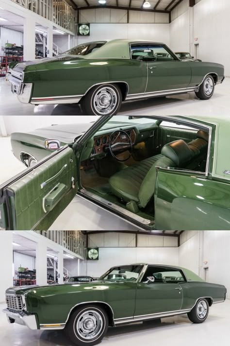 Green Muscle Car, Cool Cars Interior, Old Classic Cars Vintage, Old Fashioned Cars, Wallpaper Luxury, Green Cars, Cool Old Cars, Old Vintage Cars, Modern Cars