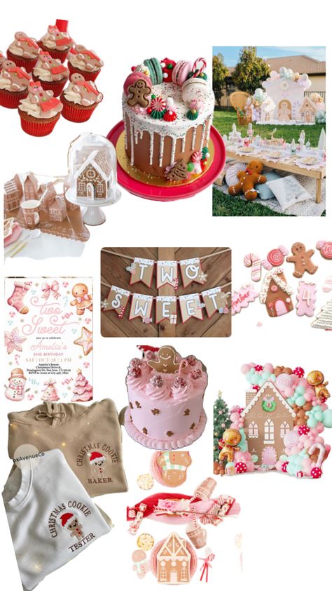 2nd Birthday December, Bday Themes, Winter Birthday Parties, Second Birthday Ideas, Winter Parties, Christmas Birthday Party, Girl Birthday Themes, December Birthday, Girl 2nd Birthday