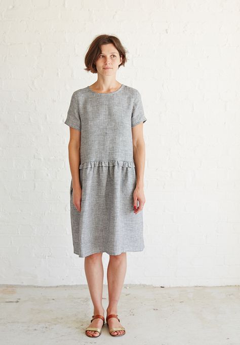 Easy linen dress pattern