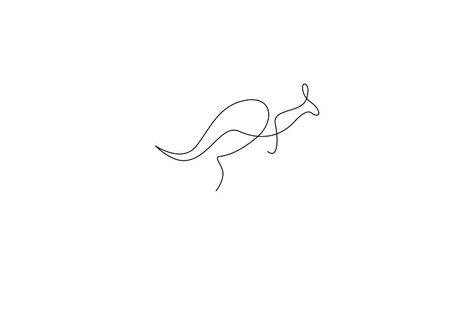 Minimalist One Line Animals By A French Artist Duo Line Animals, One Line Animals, Australian Tattoo, One Line Tattoo, Single Line Drawing, Line Artwork, Minimalist Tattoos, Continuous Line Drawing, Line Tattoos