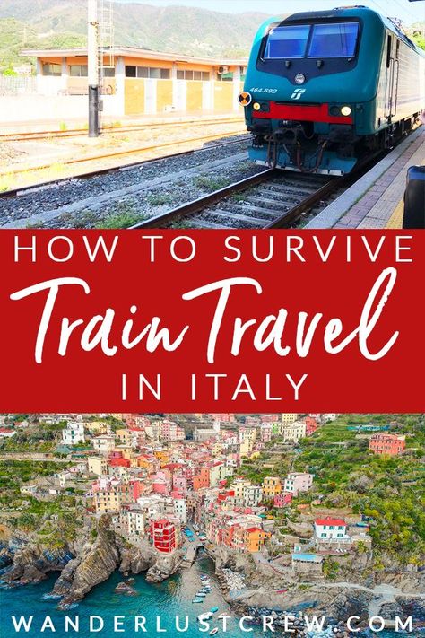 Train travel in Italy can be a fast, efficient, and affordable way to get around the country and see multiple destinations like Rome, Venice, Florence, and Cinque Terre within a small amount of time, but be sure you know what to expect before you go. #Italy #TrainTravel #FamilyTravel Italy With Kids, Europe With Kids, Travel In Italy, Italy Travel Tips, Visit Italy, Italy Trip, Italy Vacation, Travel More, Travel Italy