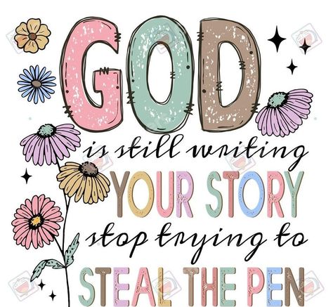 Good morning. When we give something to Him; don’t take it back. ( easier said than done sometimes) He has a given each of us a purpose. He knows our strengths and weaknesses. He knows just where we need to be. He knows us better than we know ourselves. Let Him create in you the masterpiece that He knows you can be. Spread kindness everywhere. #kind #grammied #Giveittogod #godsgotthepen #dontstealitback #letgodwriteyourstory #saturday #june1st Gods Plans, Christian Clipart, Bible Tattoos, Cricket Crafts, Dr. Seuss Svg, Christian Quote, Retro Images, Amy Adams, Bible Journal