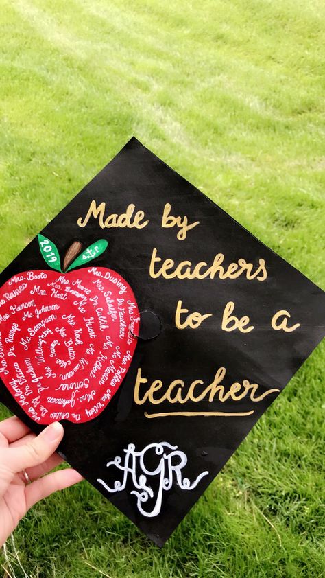 High School Grad Cap Ideas For Future Teachers, College Graduation Teacher Party Ideas, Teach The Change You Wish To See Cap, Ag Teacher Graduation Cap, Graduation Cap Designs For Future Teachers, Graduation Cap Ideas Teacher, Grad Cap Ideas For Teachers, Graduation Party Teacher Theme, Grad Cap For Teachers