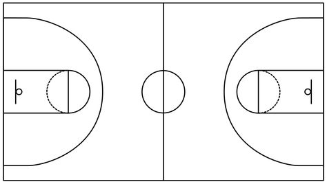 Basketball — Simple Basketball Court Template Basketball Ball Cake, Basketball Stats, Basketball Practice Plans, Home Basketball Court, Broadcast Graphics, Basketball Bedroom, Basketball Drawings, Basketball Floor, Free Basketball