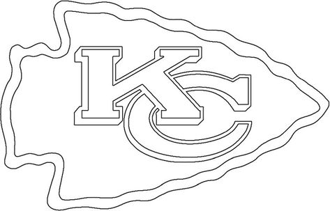 Kansas City Chiefs logo Chiefs Quilt, Logo Coloring Pages, Kansas City Chiefs Craft, Chiefs Crafts, Philadelphia Eagles Colors, Chicago Bears Colors, Green Bay Packers Colors, Football Coloring, Seahawks Colors