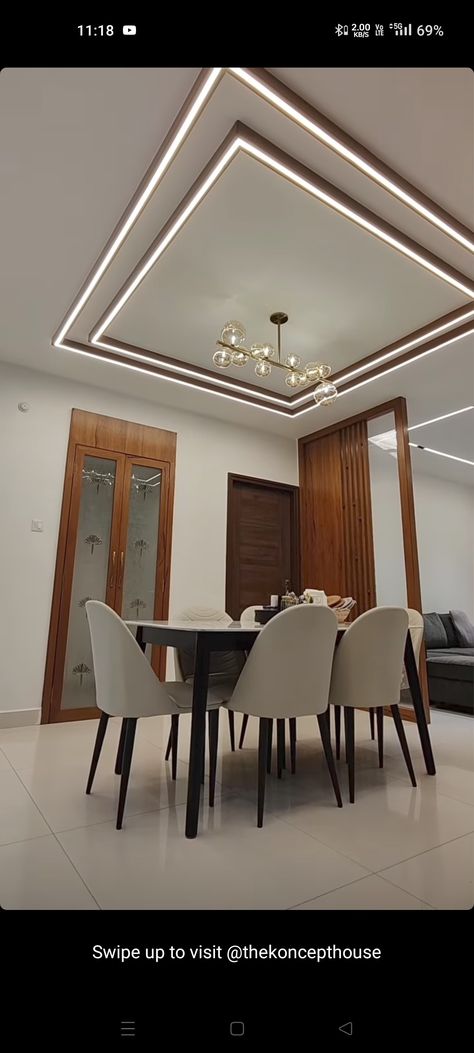 Room Ceiling Design, Dining Room Ceiling Design, Home Studio Setup, Dining Room Ceiling, Ceiling Design Modern, Bedroom False Ceiling Design, Room Ceiling, False Ceiling Design, Studio Setup