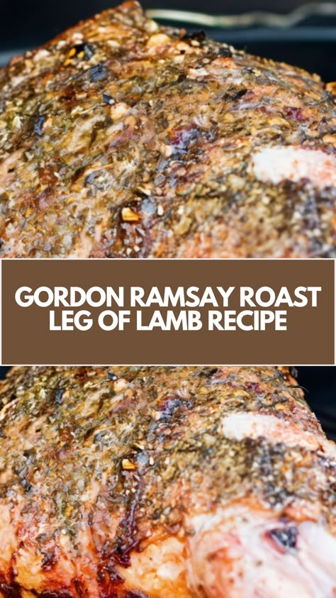 This delicious Roast Leg of Lamb recipe, inspired by Gordon Ramsay, is a simple yet flavorful dish perfect for any occasion. With juicy, tender meat and fragrant herbs, it’s a quick way to impress your guests. You can easily adapt it with common ingredients like garlic and rosemary, making it both versatile and satisfying. Boneless Lamb Roast, Fathers Day Dinner Ideas, Roast Pan, Lamb Roast Recipe, Roasted Leg Of Lamb, Roast Leg Of Lamb, Roast Rack Of Lamb, Crusted Rack Of Lamb, Boneless Leg Of Lamb