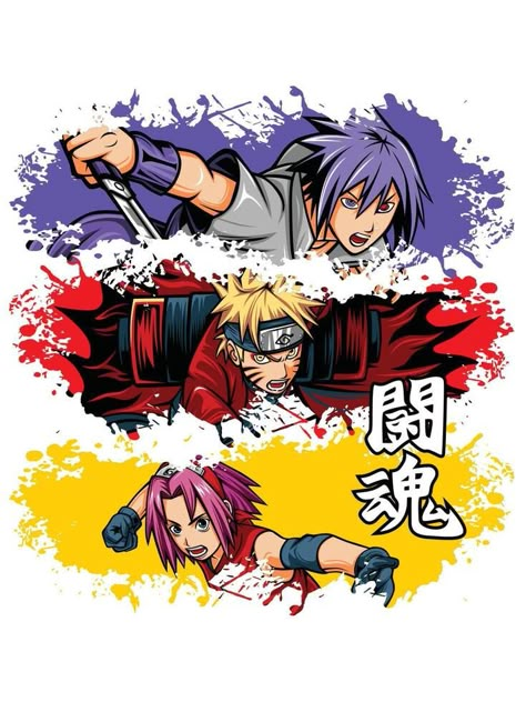 Naruto Team 025 Naruto Tshirt Print Design, Naruto Tshirt Designs, Anime Logos, Naruto Shirts, Naruto Eyes, Photo Naruto, Naruto Teams, Tshirt Printing, Anime Tattoo