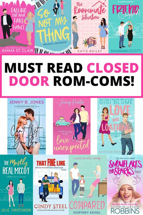 Want some romance (and laughter) without the steamy scenes? Closed door romcoms just for you!