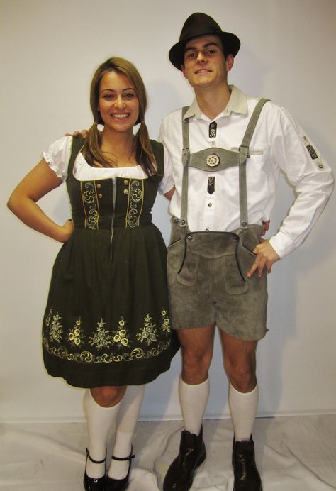 German couple German Couple Costume, Oktoberfest Couples Costume, German Traditional Dress St.nicolas, Octoberfest Outfits, German Couple, Traditional German Clothing, Bavarian Outfit, Germany Outfits, Oktoberfest Outfits