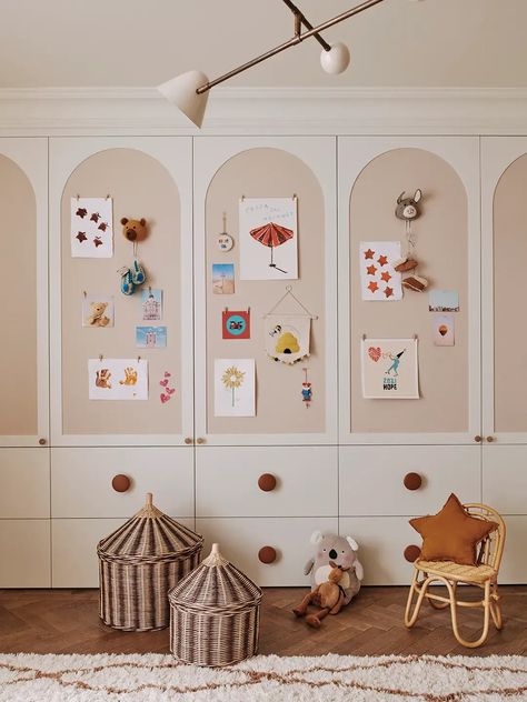 archway designs on cabinet doors Kitchen Feature, Lion House, Kids Rooms Inspo, Style Deco, Play Space, Kids Interior, Wardrobe Doors, Kids Room Design, Room Interior Design