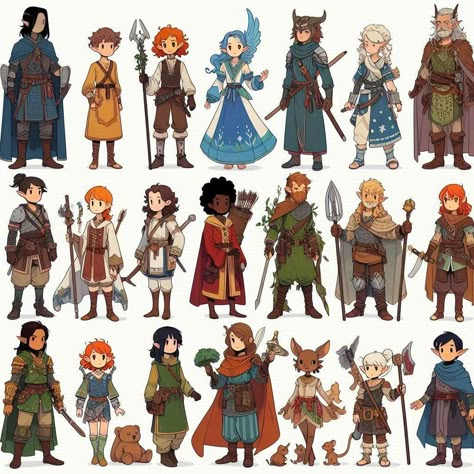 Animation Styles Character Design, Dnd Character Ideas Art, D&d Character Design, D&d Character Concepts, Dnd Artist, Jrpg Characters, Sprite Character, Shadow Assassin, Dungeons And Dragons Cartoon