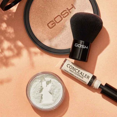 Gosh Cosmetics, Smokey Eye Palette, Vegan Beauty Products, Makeup List, Vegan Cosmetics, Cruelty Free Brands, Glow Kit, Bronzing Powder, Color Corrector