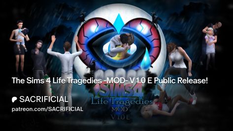 Get more from SACRIFICIAL on Patreon Sims 4 Life Tragedies, Armed Robbery, 4 Life, Sims 4 Mods, Love Your Life, The Sims 4, The Sims, Sims 4, Love You