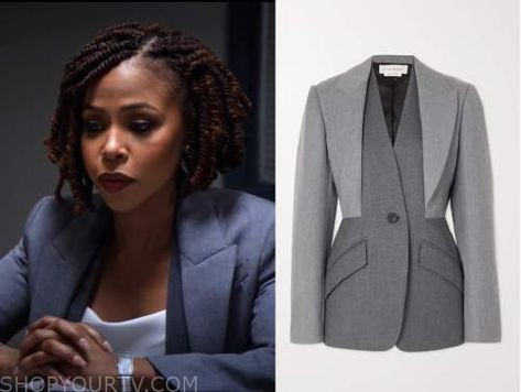 Sistas: Season 4 Episode 12/13/14/15 Andi's Grey Two Tone Blazer Two Tone Blazer, Worn On Tv, Where To Buy Clothes, Fashion Tv, Season 4, Women's Blazer, Two Tone, Fashion Looks, Shopping Outfit