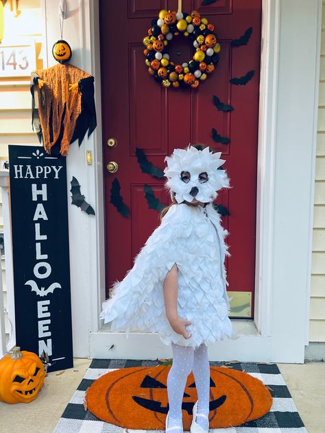 #halloween #harrypotterfan #hedwig #snowowl #costume Hedwig Costume, Snow Owl, Harry Potter Fan, Costume Ideas, Kids Party, Halloween Party, Harry Potter, Halloween