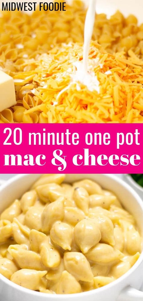 Oven Mac And Cheese, One Pot Mac And Cheese, One Pot Mac, Amazing Dinners, Pot Mac And Cheese, Easy Mac N Cheese, Future Chef, Easy Mac And Cheese, Making Mac And Cheese