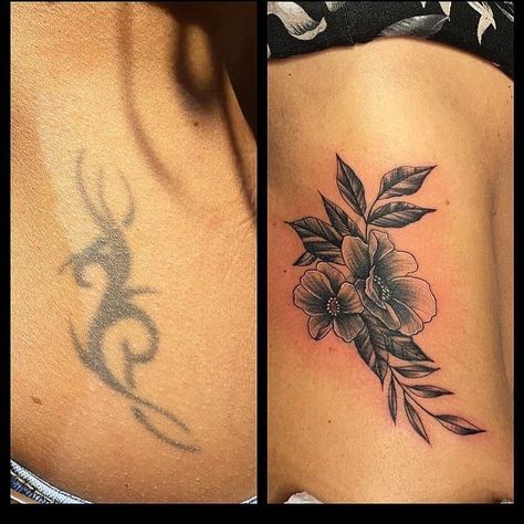 Cover Up Tattoo Ideas On Ankle, Tattoo Chest Cover Up, Coverup Tattoo Ideas For Women Cover Up Lower Backs, Coverup Tattoos For Women, Chest Tattoo Cover Up Female, Cover Up Tattoo Designs For Women, Name Cover Up Tattoos For Women, Cover Up Name Tattoos, Small Cover Up Tattoo