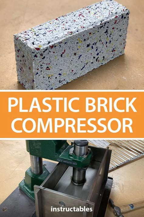 Plastic Bricks Recycled, Eco Bricks Projects, Leftover Bricks Ideas Diy Projects, Plastic Recycling Ideas, Eco Bricks, Plastik Recycling, Plastic Recycle, Brick Making, Plastic Bricks