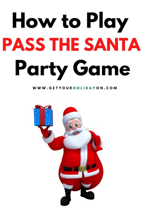 Secret Santa Party Games, How To Play Dirty Santa Game, Bad Santa Party Ideas, Santa Grab Bag Game, Santas Grab Bag Game, Dirty Santa Alternatives, Santa Games For Adults, Santa’s Grab Bag Game, Santa Hat Game