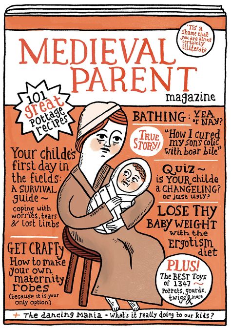 Medieval Comic, Family Issue, Gemma Correll, Bizarre Books, Artist Problems, Parenting Humor, Real Life Stories, Book Publishing, True Stories