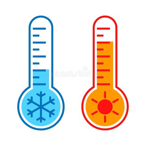 Thermometers with high and low temperatures graphic icons. Icons cold and hot te , #AD, #icons, #Icons, #cold, #graphic, #Thermometers #ad Cold Icon, Opposites For Kids, Weather Clipart, Hot Temperature, Graphic Icons, Weather Instruments, Science Fair Projects, Cold And Hot, Meteorology