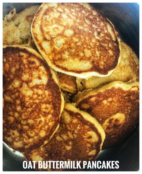 Buttermilk Pancakes Recipe, Oatmeal Buttermilk Pancakes, Pancake Recipe Buttermilk, Perfect Pancakes, Best Oatmeal, Buttermilk Pancakes, Quick Cooking, Pancake Recipe, 4 Ingredients