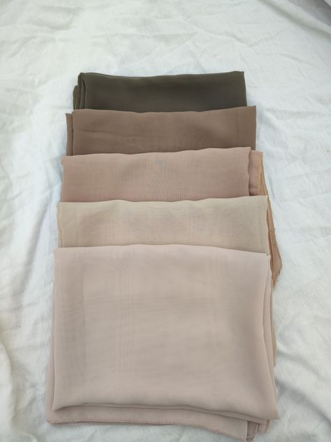 Hijab Colour For Tan Skin, Earth Tone Hijab, Hijab Brand, Hijab Colors, Business Packaging Ideas, Small Business Packaging Ideas, Diy Scarf, Small Business Packaging, Muslim Fashion Dress